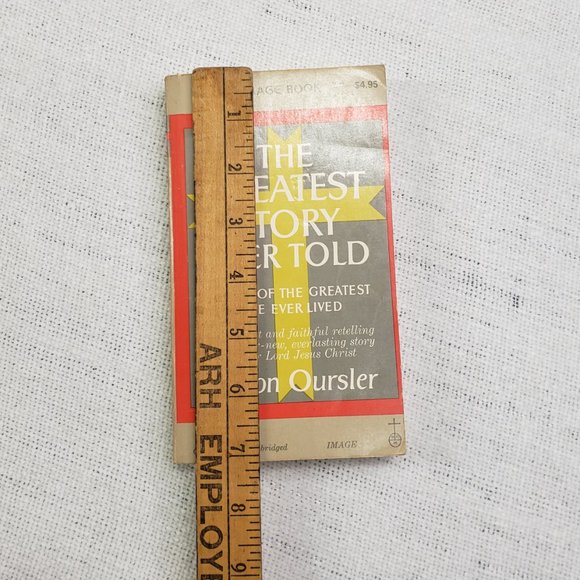Doubleday Image Books The Greatest Story Ever Told Fulton Oursler Paperback 1961 - Picture 12 of 14